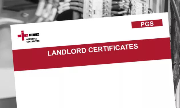 Landlord Certificates (EICR)